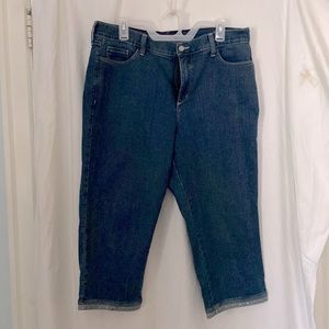 NYDJ Cropped Capri Jeans Denim Sz 14